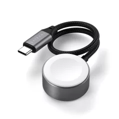   Satechi USB-C Magnetic Fast-Charging Cable for Apple Watch - Space Gray
