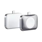 Satechi USB-C 2 in 1 Wireless charging dock for Apple watch and Airpods - Silver