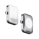 Satechi USB-C 2 in 1 Wireless charging dock for Apple watch and Airpods - Silver