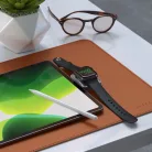 Satechi USB-C 2 in 1 Wireless charging dock for Apple watch and Airpods - Silver