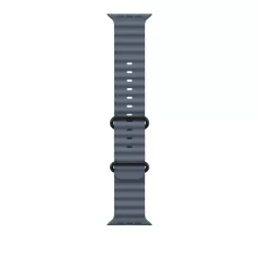   Apple Watch 49mm Band:  Anchor Blue Ocean Band - Black Titanium Finish