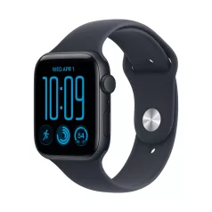   Apple Watch SE3 v2 Cellular 44mm Midnight Aluminium Case with Navy Blue Sport Band - M/L
