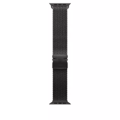   Apple Watch 49mm Milanese Loop: Black Titanium Milanese Loop - Large