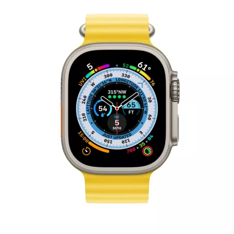 Apple Watch 49mm Band: Yellow Ocean Band Extension