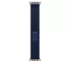Apple Watch 49mm Loop:  Blue Trail Loop - S/M - Natural Titanium Finish