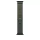 Apple Watch 49mm Loop:  Green Trail Loop - S/M - Black Titanium Finish