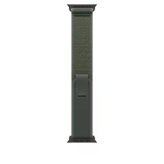   Apple Watch 49mm Loop:  Green Trail Loop - S/M - Black Titanium Finish