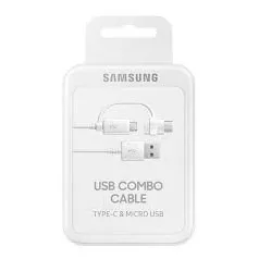 EP-DG930DWEGWW Combo Cable - White (Type-C & Micro USB)