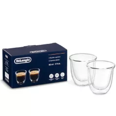 DLSC310 Eszpresszó üvegpohár 2db-os, 90ml