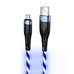 Joyroom S-1224N3 Streamer USB Type-C 1.2M Adatkábel - Kék