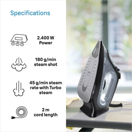 TexStyle3 SI3055BK Gőzölős Vasaló