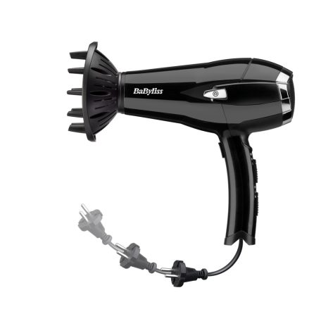 BaByliss D374DE Cordkeeper hajszárító 2000W, fekete
