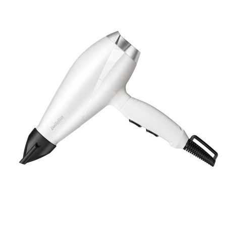 BaByliss 6704WE Power Pro hajszárító, AC motor, 2000W, fehér-ezüst