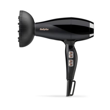 Babyliss 6716DE Air Power Pro Ionos hajszárító, AC motor, 2300W, fekete-sötétezüst