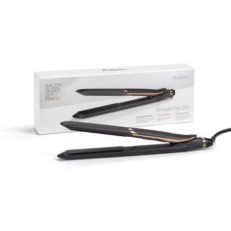 BaByliss ST394E Smooth Pro Nano-kerámialapos hajvasaló, szürke-rose gold