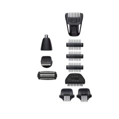   BaByliss MT860E Carbon Titanium 11az1-ben, arc- és testszőrtelenítő készlet, fekete-bronz