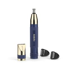   BaByliss E112E Super X-Metal Series Orr- és fülszőrzetnyíró szemöldök trimmerrel, kék