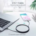 Choetech XCC-1003 PD60W USB-C to USB-C Cable, 1,2m