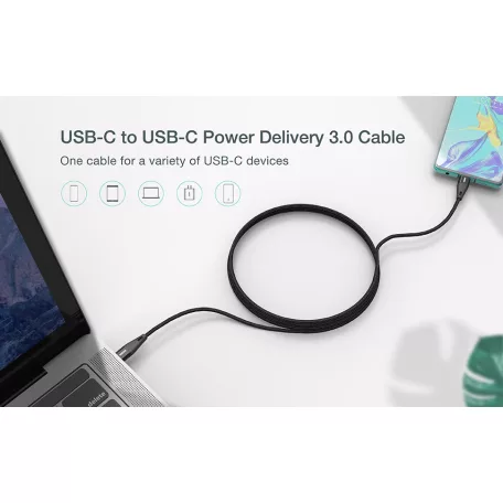 Choetech XCC-1003 PD60W USB-C to USB-C Cable, 1,2m