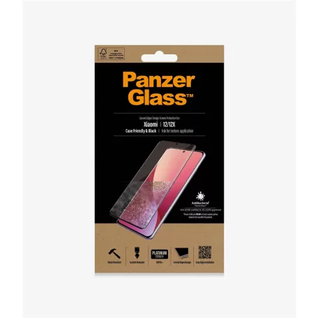 PanzerGlass Xiaomi 12 Pro Case Friendly, Black AB