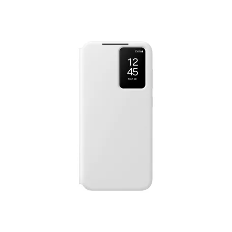 S24 FE Smart View Wallet Case, White