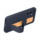 S24 FE Standing Grip Case, Blue black