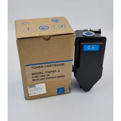   Utángyártott MINOLTA C3300i TNP81C toner Cyan 9000 oldal kapacitás  RZ