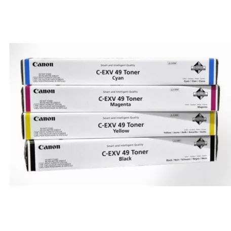 Utángyártott CANON CEXV49 Toner, Cyan 19000 oldal kapacitás INTEGRAL*