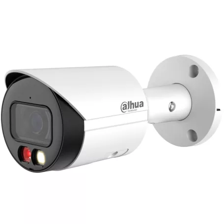 DAHUA IPC-HFW2449S-S-IL-0280B kültéri, 4MP, WizSense, fix 2,8mm, IR/Láthatófény 30m, FullColor, Hibrid megvilágítású IP csőkamera