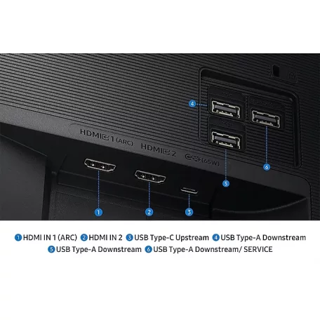 SAMSUNG 32 LS32FM700UUXDU UHD VA 16:9 4ms monitor SMART
