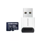 SAMSUNG SD kártya 256GB, PRO Ultimate olvasóval