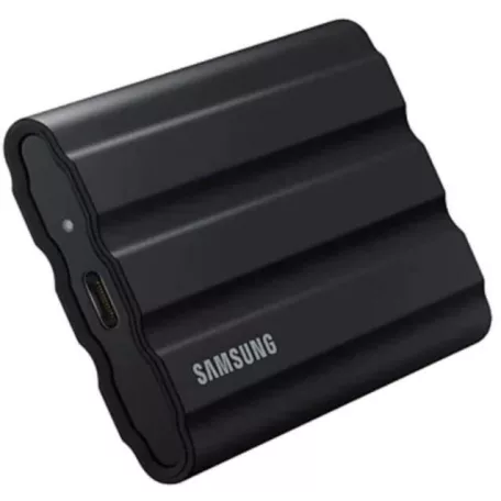 SAMSUNG SSD Külső, 1TB, T7 Shield, Fekete, USB 3.2