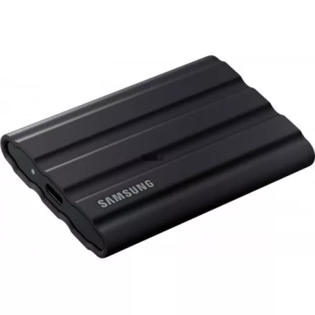 SAMSUNG SSD Külső, 1TB, T7 Shield, Fekete, USB 3.2
