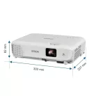 Epson EB-W53 3LCD / 4000 Lumen / WXGA projektor