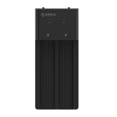   Orico HDD/SSD Dokkoló - 3.5" SATA HDD Duplicator (2x 2,5"/3,5" HDD/SSD -> USB-A, Max.: 16TB, fekete)