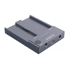  Orico M.2 SSD Dokkoló - M2P2-C3-C-EU (2xM.2 NVMe -> USB-A/C, Max.: 2TB, Offline Klón funkció, Max.: 10Gbps, szürke)