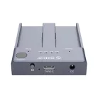 Orico M.2 SSD Dokkoló - M2P2-C3-C-EU (2xM.2 NVMe -> USB-A/C, Max.: 2TB, Offline Klón funkció, Max.: 10Gbps, szürke)