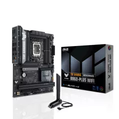  Asus Alaplap - Intel TUF GAMING B860-PLUS WIFI s1851 (B860, 4xDDR5 8666+MHz, 4xSATA3, 3xM.2, HDMI+DP+USB-C)