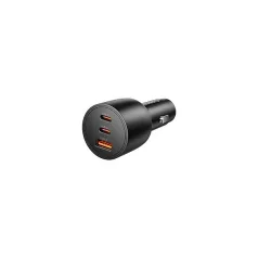   ORICO autós töltő - PL-165-1A2C-BK (Szivargyújtós, USB-C 65W+USB-C 100W+2xUSB-A 36W, fekete)