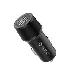   ORICO autós töltő - UCC-2U-BK (Szivargyújtós, USB-A+USB-C, fekete)