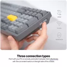 Endorfy Wireless Billentyűzet - Celeris 1800 (RGB, Gateron Yellow Switch, mechanikus, 100 gomb, US)