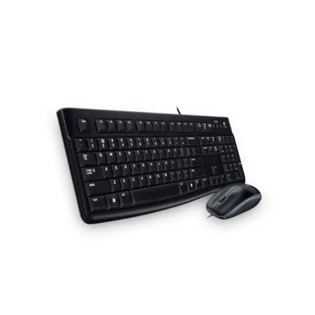 Logitech Billentyűzet/Egér Kit - MK120 (Vezetékes, USB, magyar, fekete)