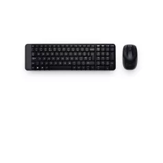   Logitech Billentyűzet/Egér Kit - MK220 (Vezeték nélküli, Multimédia,  USB, magyar, fekete)