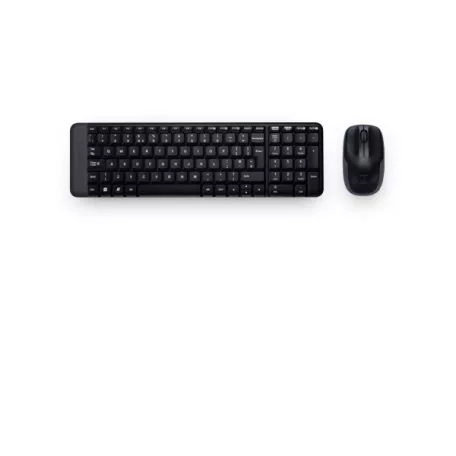 Logitech Billentyűzet/Egér Kit - MK220 (Vezeték nélküli, Multimédia,  USB, magyar, fekete)