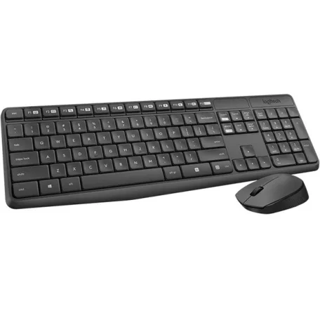 Logitech Billentyűzet/Egér Kit - MK235 (Vezeték nélküli, USB, magyar, fekete)