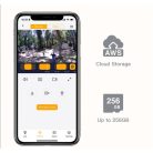 Arenti IP 4G PT dómkamera - GO3G + SP2 AOV (3MP, 3,6mm, kültéri, IR10m, 10400mAh, microSD, mikr., hangsz, SP2 napelem)