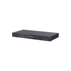   Dahua switch PoE - CS4218-16ET-240 (Cloud menedzsment; 16x 100Mbps at/af PoE; 2x 1Gbps; 2x 1Gbps SFP port; 240W PoE)