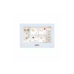   Dahua IP video kaputelefon - VTH2621GW-P (beltéri egység, 7" touch screen, 1024x600, PoE, SD, I/O, H.265, fehér)