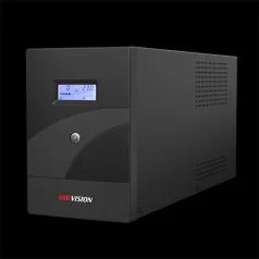   Hikvision Szünetmentes 3000VA - DS-UPS3000-R (4 Schuko, line-interaktív, USB, LCD, fekete)