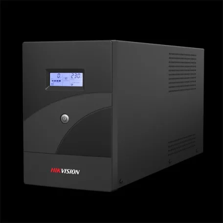 Hikvision Szünetmentes 3000VA - DS-UPS3000-R (4 Schuko, line-interaktív, USB, LCD, fekete)